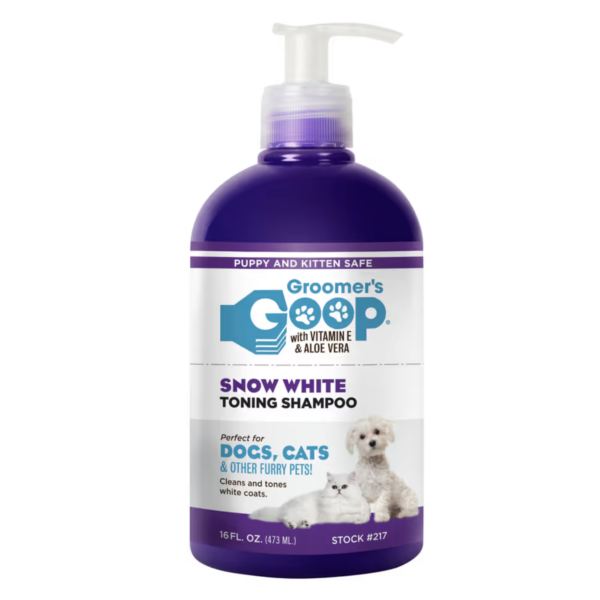 Groomer`s Goop Snow White tooniv šampoon, 473 ml