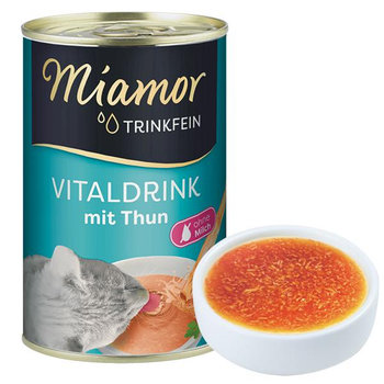 Miamor tuunikala puljong kassidele 135ml