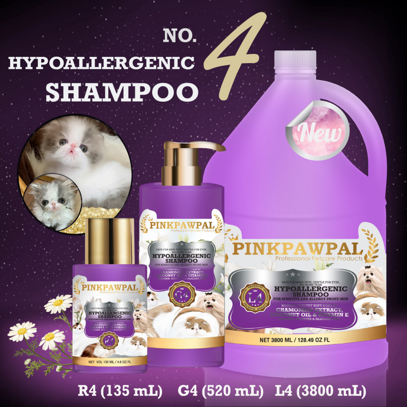 Pinkpawpal, Hypoallergenic Shampoo 135ml - Image 2