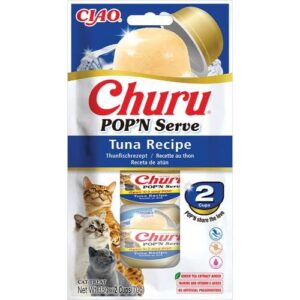 Inaba Churu POP’N Serve Tuna Recipe tuunikalaga maiustus kassidele 2x35g